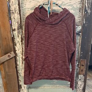 Lululemon Women's Maroon Hooded Sweater